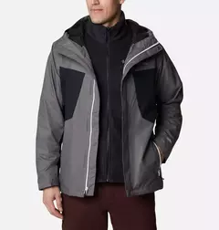 CAMPERA TUNNEL FALLS 3X1HOMBRE GREY/SHADOW - Latitud Sur