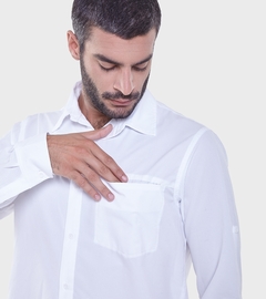 CAMISA BOLT BLANCO ML XL - Latitud Sur