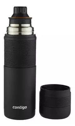 TERMO CONTIGO NEGRO CON AGARRE DE GOMA 739 ML - comprar online