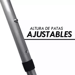Imagen de SET DE MESA PLEGLABLE + 4 BANCOS C/BOLSILLO LATERAL