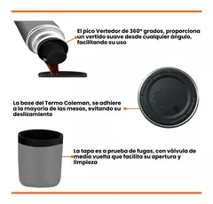 TERMO COLEMAN MATERO 360º BLACK SAND 700ML - Latitud Sur
