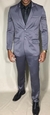 Terno Slim em Poliviscose Cinza