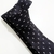 Gravata Slim Estampada - Preta - comprar online