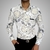 Camisa Slim manga Longa Estampada - Mista (algodão + poliéster) - ANDFER
