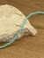 Tornozeleira Cristal Azul Prata 925