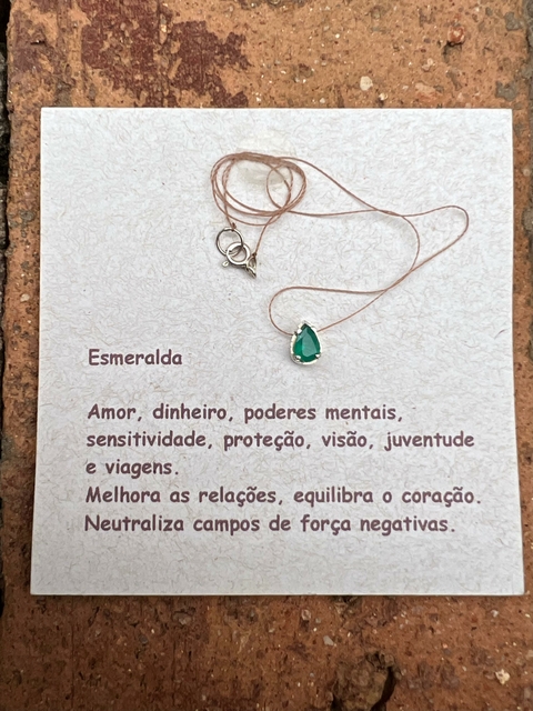 Gargantilha Fio De Seda Prata 925