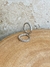 Argola Fina Cravejada Click 12mm Prata 925
