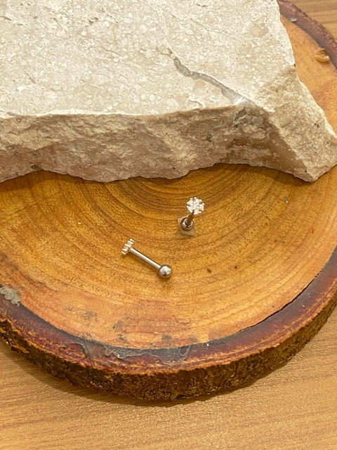 Piercing Florzinha Prata 925