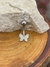 Piercing Umbigo Borboleta Cravejado Prata 925