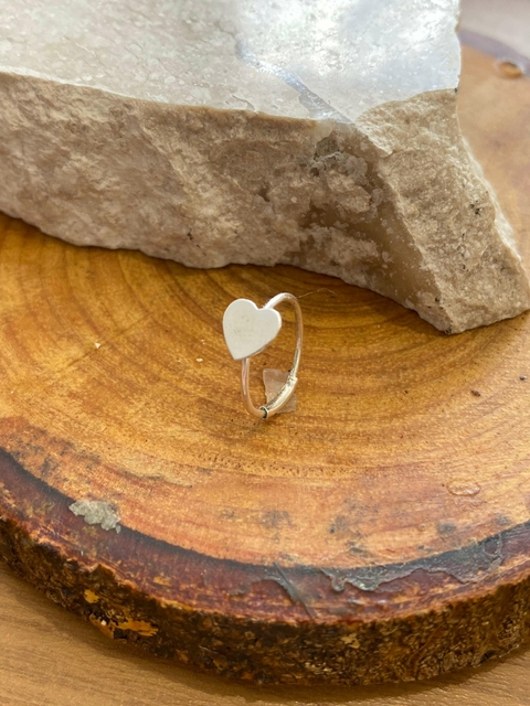 Piercing Argola Coração Prata 925