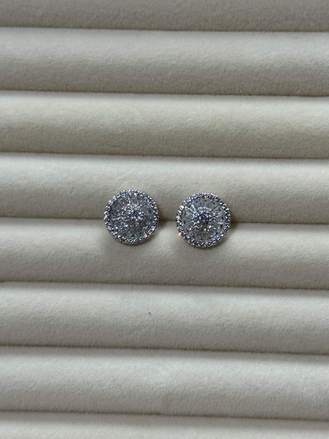 Brinco Pizza 12mm Prata 925