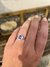 Anel Oval Tanzanita Zirconia Lateral Prata 925
