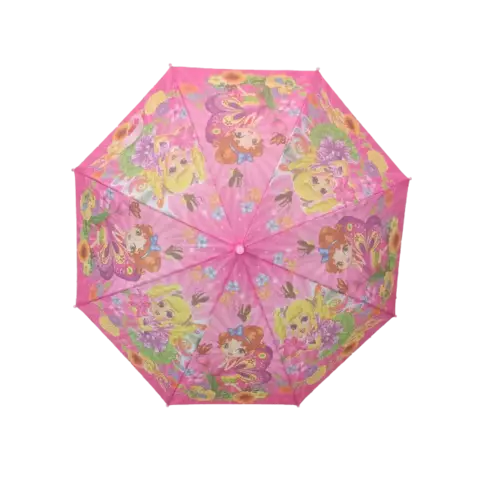 519782 - GUARDA CHUVA INFANTIL MENINA COM APITO IMPORT LQ-1209