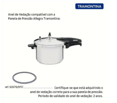519171 - BORRACHA SILICONE TRAMONTINA ALEGRA 6L ORIGINAL 62676/970 - comprar online