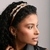 Tiara de Cabelo Veludo Pedraria - comprar online