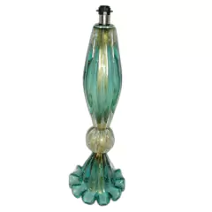 BASE DE CRISTAL NILO S/ CUPULA ESMERALDA COM OURO 24K - comprar online