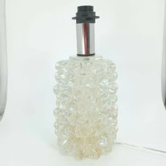 BASE DE CRISTAL MILÃO "P" S/ CUPULA CRISTAL COM OURO 24K