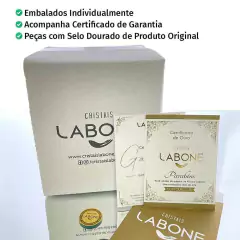BASE DE CRISTAL MILÃO "P" S/ CUPULA CRISTAL COM OURO 24K - comprar online