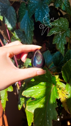 Imagem do OBSIDIANA ARCO-ÍRIS ° Gota Ovalada