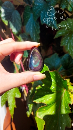 OBSIDIANA ARCO-ÍRIS ° Gota Ovalada - comprar online