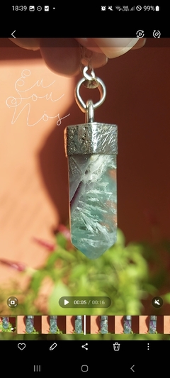 FLUORITA PLUMA ° Ponta Prata 925 - comprar online