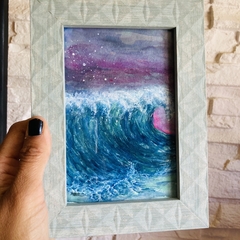 acuarela de mar