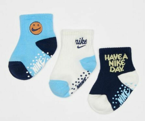 Kit 03 meias Nike Infantil Masculino