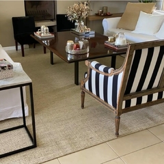 #361 CARPETA SISAL TIZA MELANGE 3m x 1.30m CON TERMINACIÓN DOBLEZ