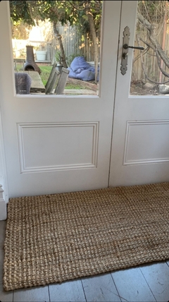 #298 YUTE RÚSTICO NATURAL 1.20m x 0,70m - Alfombras Alsina 