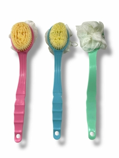 CEPILLO DE BAÑO C/ESPONJA 34CM 8474