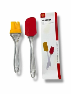 SET ESPATULA C/PINCEL SILICONA 24CM X-066 0668 - comprar online
