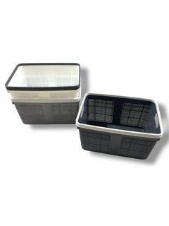 CESTO ALMACENAMIENTO 25.5X18.5X14.5CM 7194