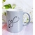Taza Con Glitter Plateada