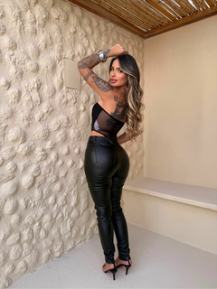 CALÇA COURO GLITZ - comprar online