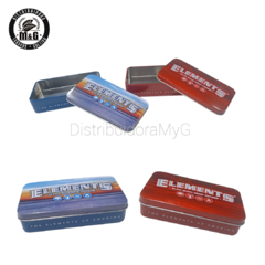 Elements Lata Tin Case Blue Red