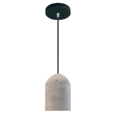 Colgante 1 Luz Cemento Bala Gris Claro - comprar online