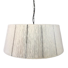 Colgante Hilo 37 Hebras Detalles Cuerpo En Negro Diam. 55cm - comprar online