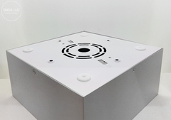 Plafon Spot 4 L Cardanico Dicroled Acero Negro o Blanco