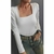 Remera M/L Cuadrado Clima Blanca