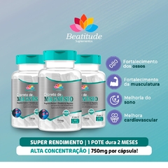MAGNESIO TRIPLO + VITAMINA D3 - 1 ANO DE TRATAMENTO, TAMBÉM IDEAL PARA A FAMILIA - comprar online