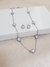 Conjunto Trevo Aço Inox (40cm)+5 Extensor - Ela Bella Semijoias