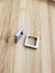 Brinco Argola Quadrada Aço Inox