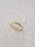 Anel Banhado Ouro 18K Cravejado com Zircônias Cristal (N°19) - comprar online