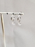 Brinco Argola Aço Inox com Zircônia Cristal