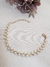 Pulseira Pérola Trançada Banhado Ouro 18K (16cm)+5 Extensor - comprar online