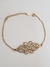 Pulseira Banhado Ouro 18K Cravejado com Zircônias Cristal(16,5cm)+5 Extensor