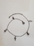 Tornozeleira Bolas+Cruz Aço Inox (20cm)+5 Extensor - comprar online