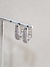 Brinco Argola Banhada Ouro 18K com Zircônias Cristal - comprar online