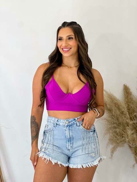 Cropped Basico com Aro