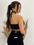 Cropped Paetê Amarração - comprar online